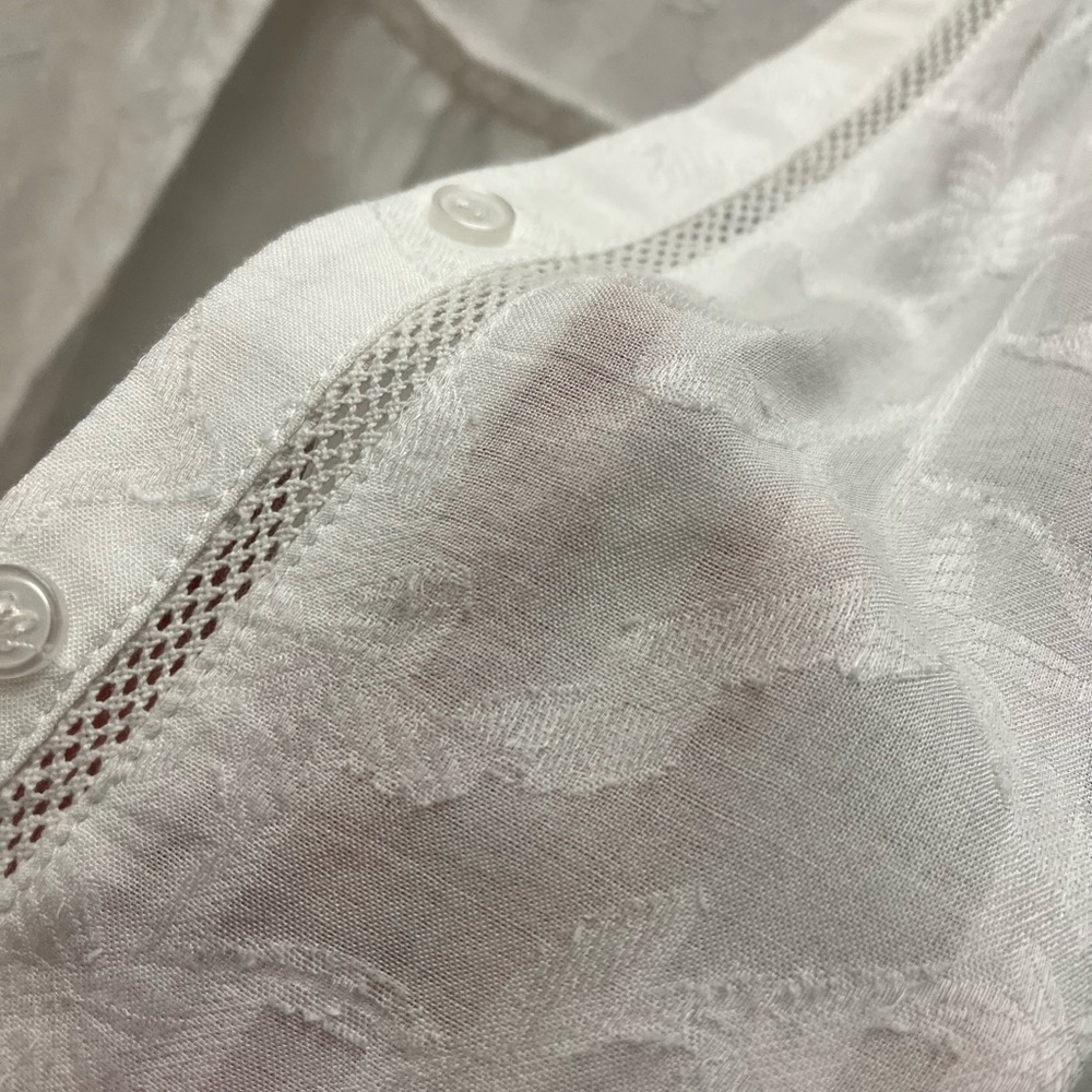 SHEER WHITE BLOUSE